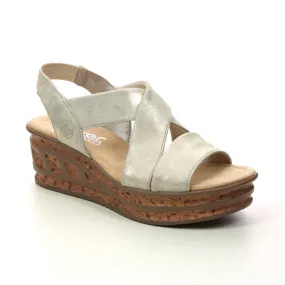 68160-62 Nude Cork Wedge