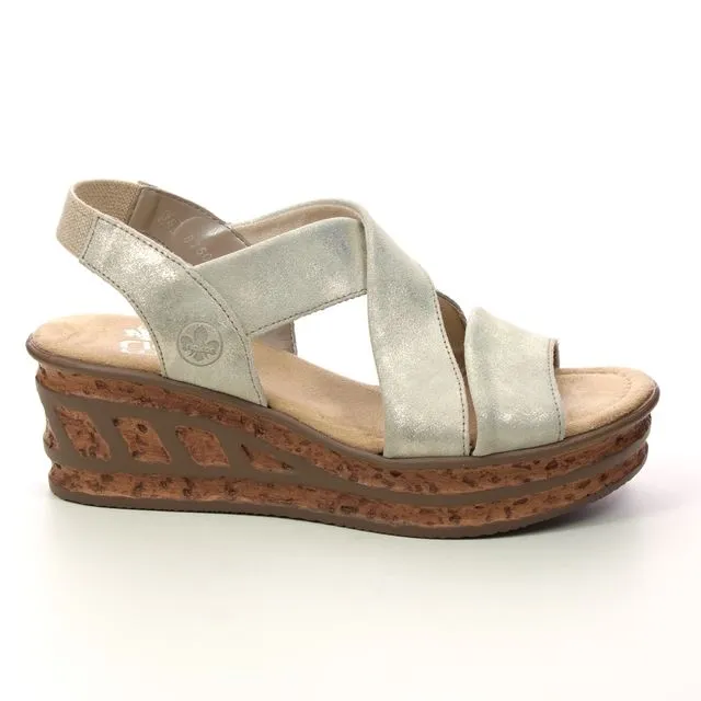 68160-62 Nude Cork Wedge