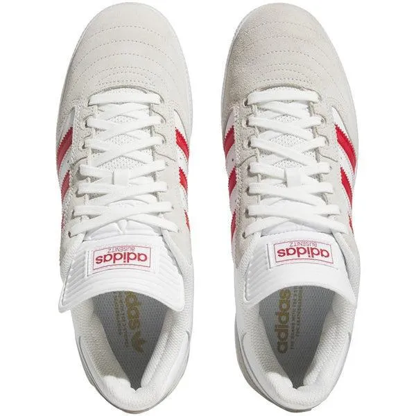 Adidas Busenitz Pro Shoes Footwear White - Better Scarlet - Metallic Gold