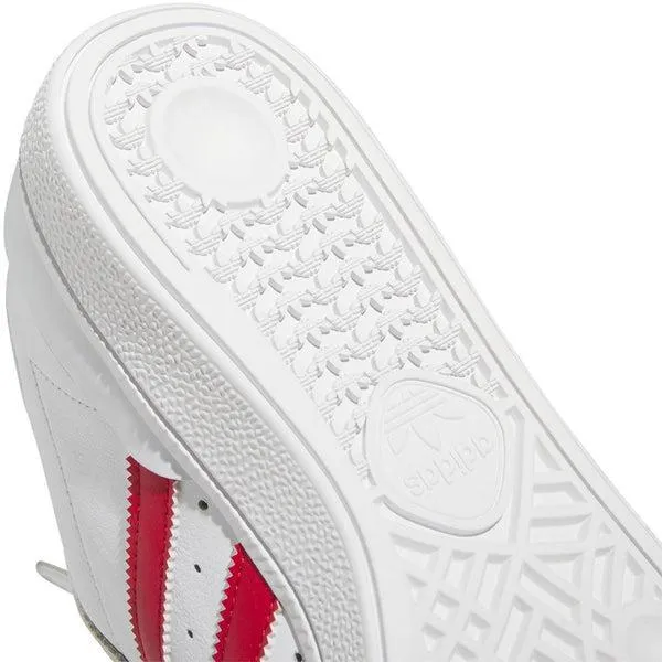 Adidas Busenitz Pro Shoes Footwear White - Better Scarlet - Metallic Gold