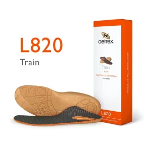 Aetrex Men's Train Insole- Posted (L820)