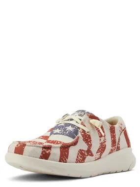 Ariat 10040317 Womens Hilo Shoe Distressed Flag