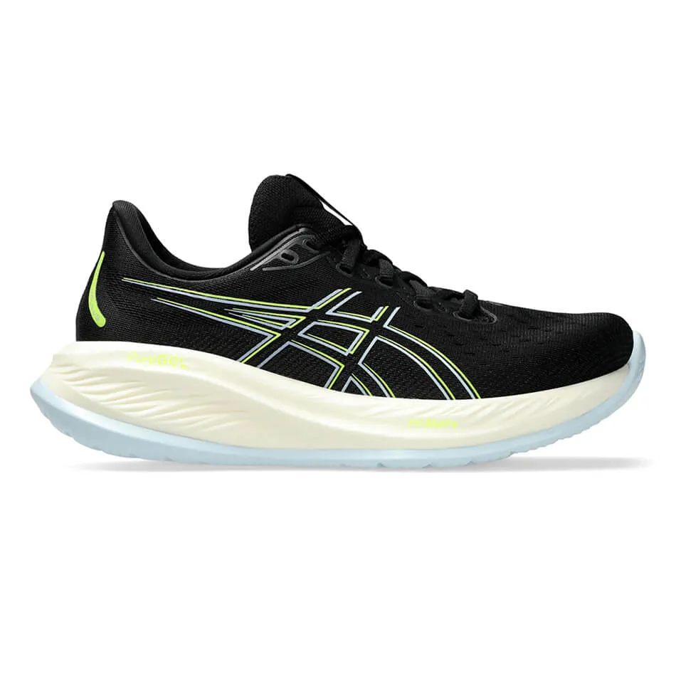 ASICS Gel-Cumulus 26 Women's Running Shoes AW24 Black/Safety Yellow