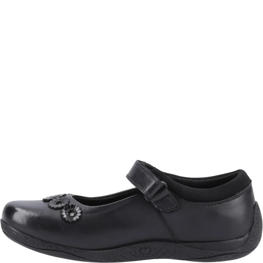 Black Christina Junior School Shoes