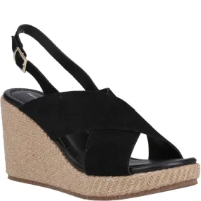 Black Perrie Wedge Sandals