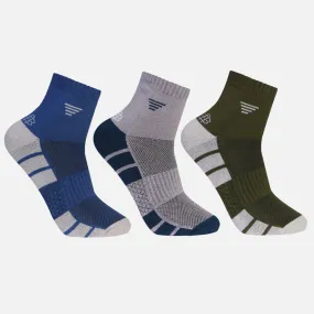 Breathable Bamboo Ankle Socks | Assorted - Pack of 3