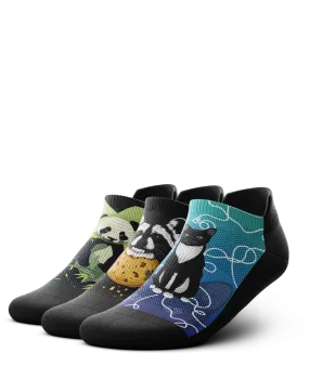 Fluffy Ankle Socks 3-Pack