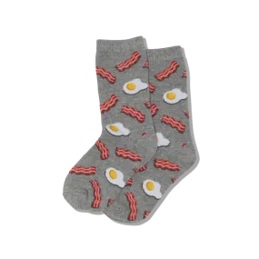 HOTSOX Kid's Eggs and Bacon Crew Socks