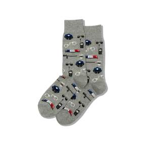 HOTSOX Men's Police Crew Socks