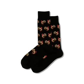 HOTSOX Men's Turkeys Crew Socks