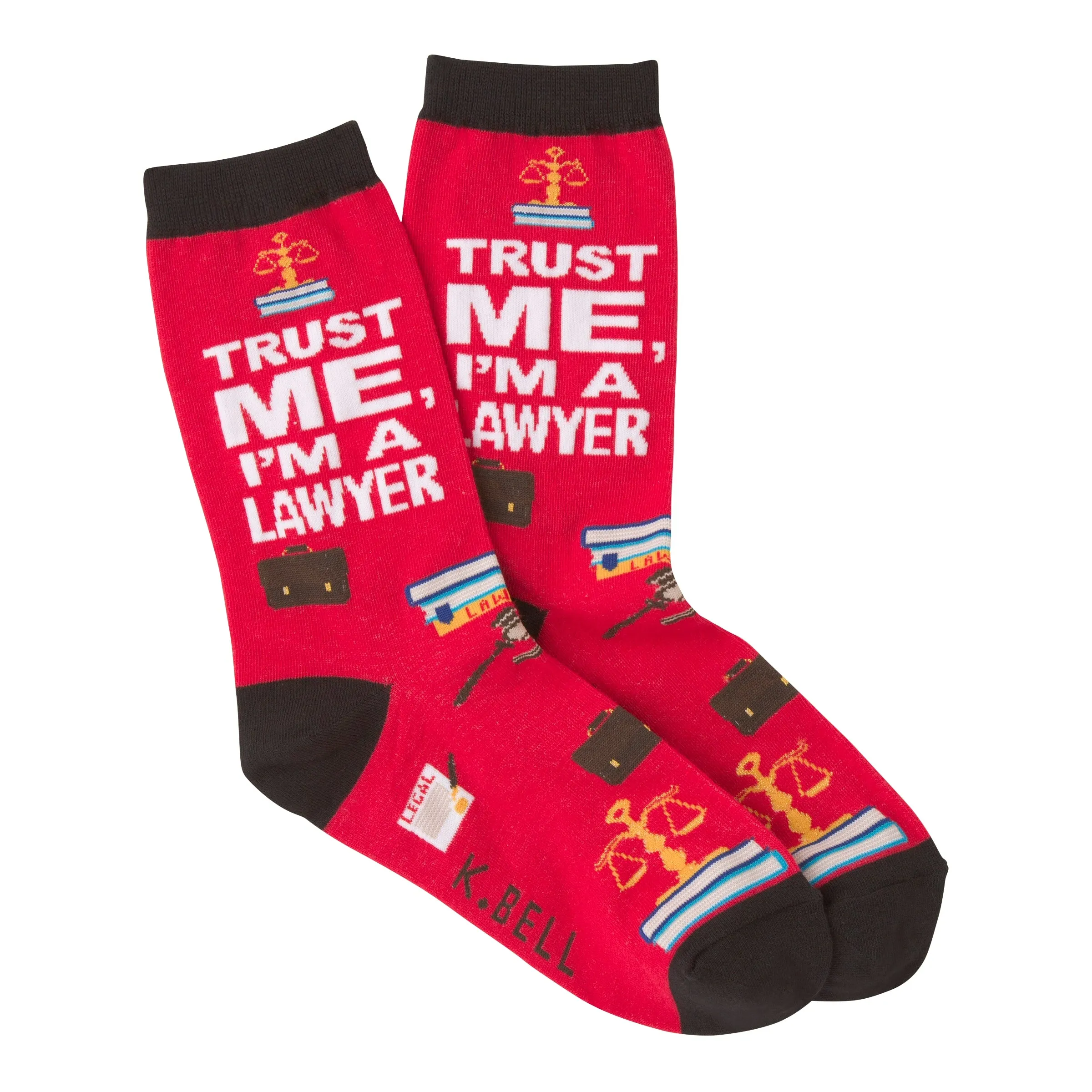 K Bell I'm A Lawyer Sock