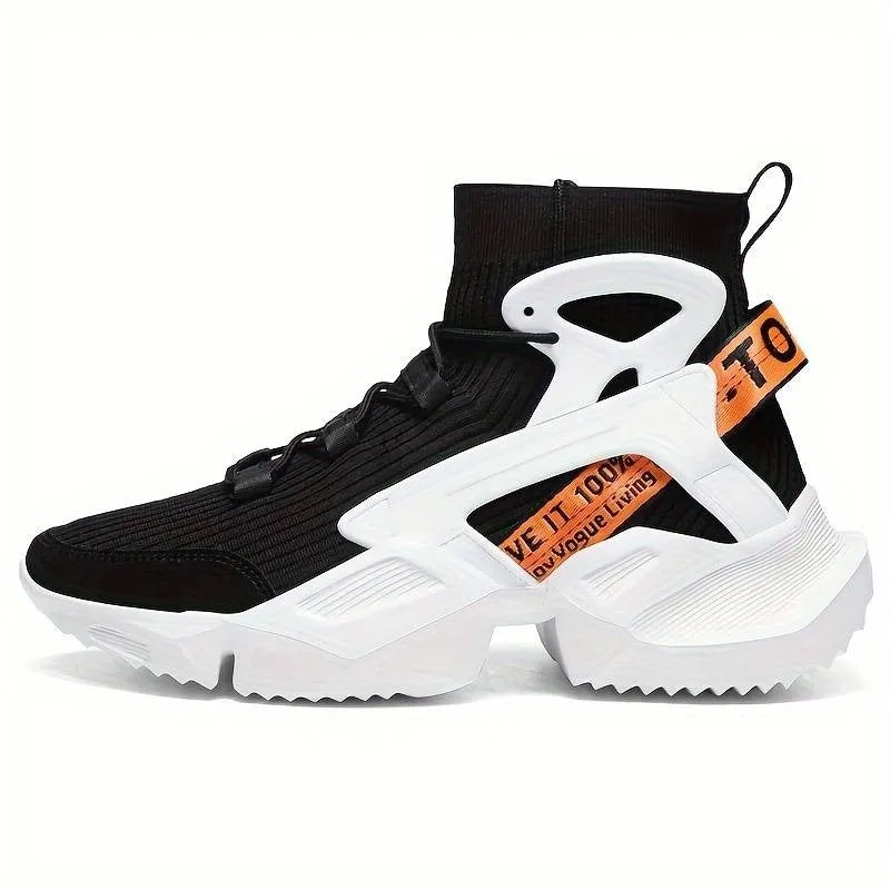 Men Training Shoes Mid Top Anti Slip Outdoor Trainers Wearable Sports Sneakers | L803