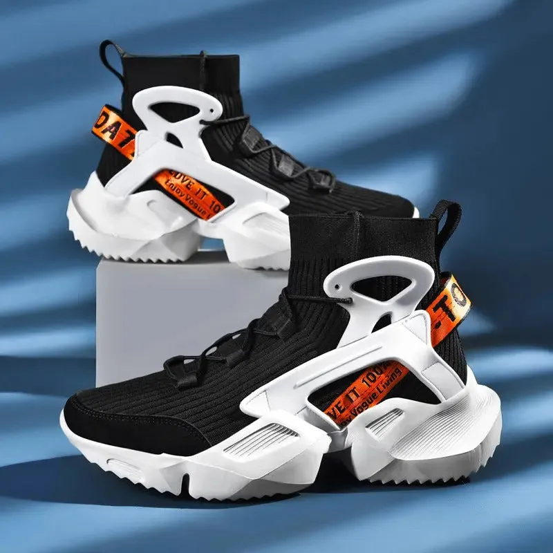 Men Training Shoes Mid Top Anti Slip Outdoor Trainers Wearable Sports Sneakers | L803