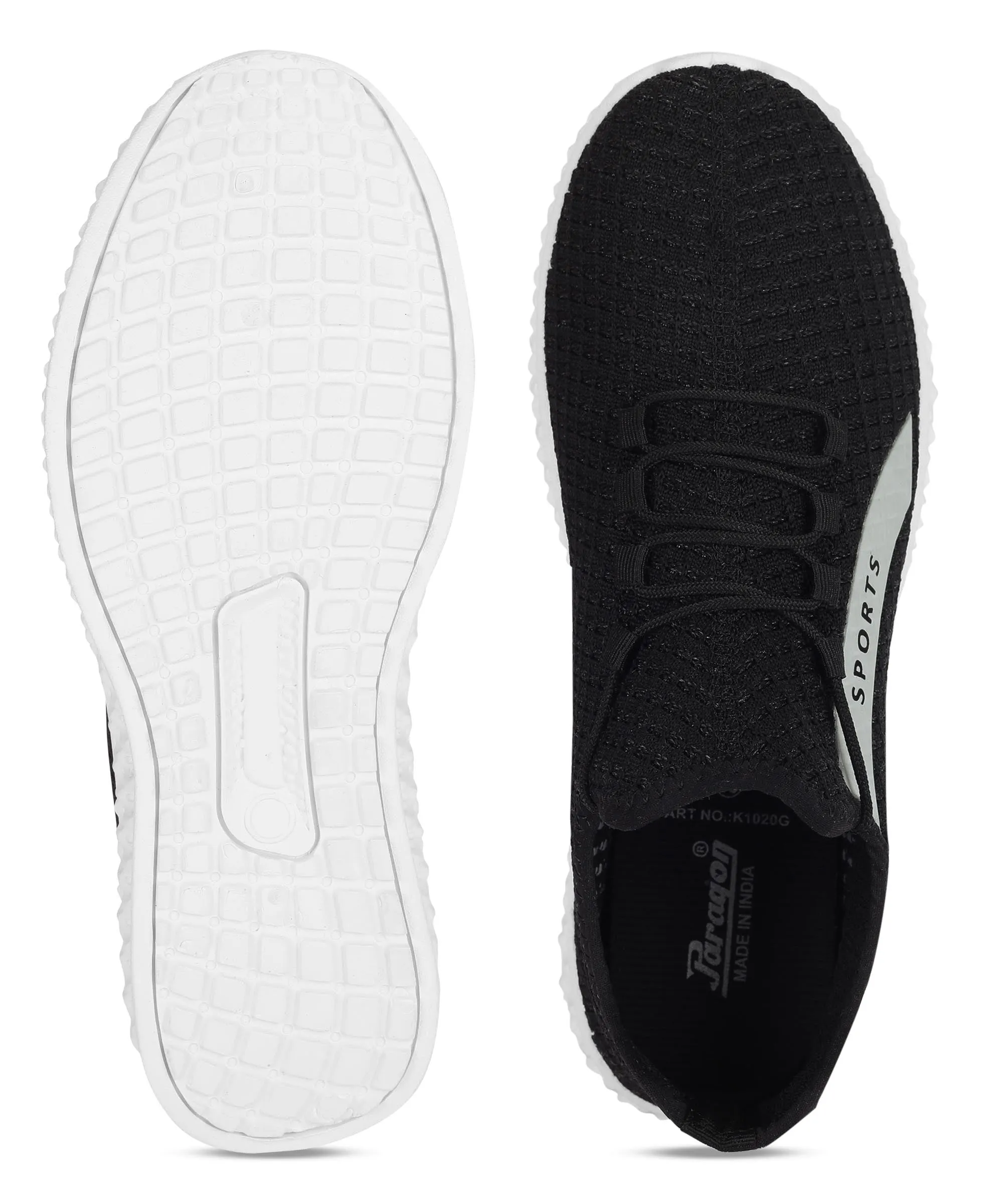 Paragon K1020G Men Casual Shoes | Stylish Walking Outdoor Shoes for Everyday Wear | Smart & Trendy Design  | Comfortable Cushioned Soles White