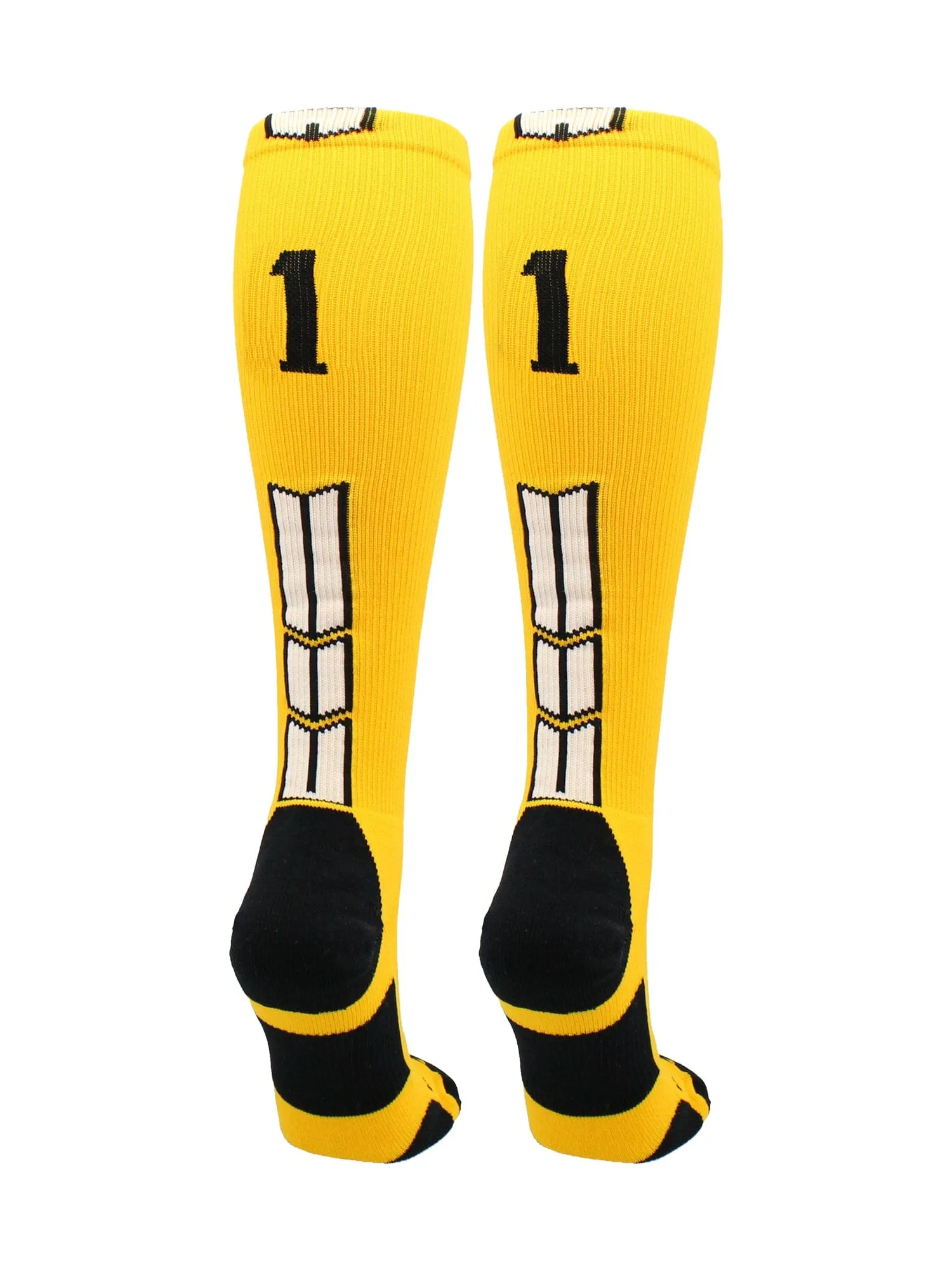 Player Id Jersey Number Socks Over the Calf Length Gold Black