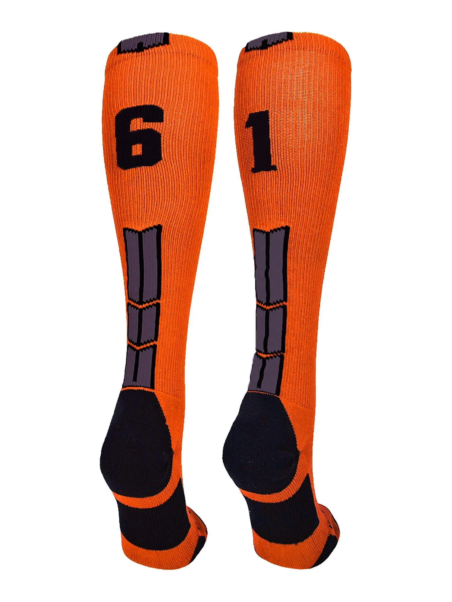 Player Id Jersey Number Socks Over the Calf Length Orange Black