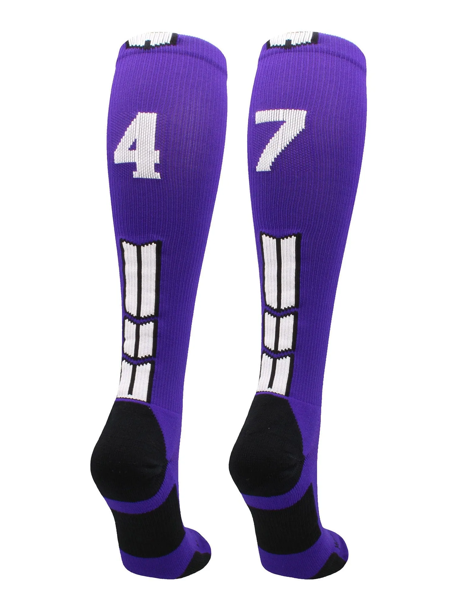 Player Id Jersey Number Socks Over the Calf Length Purple White