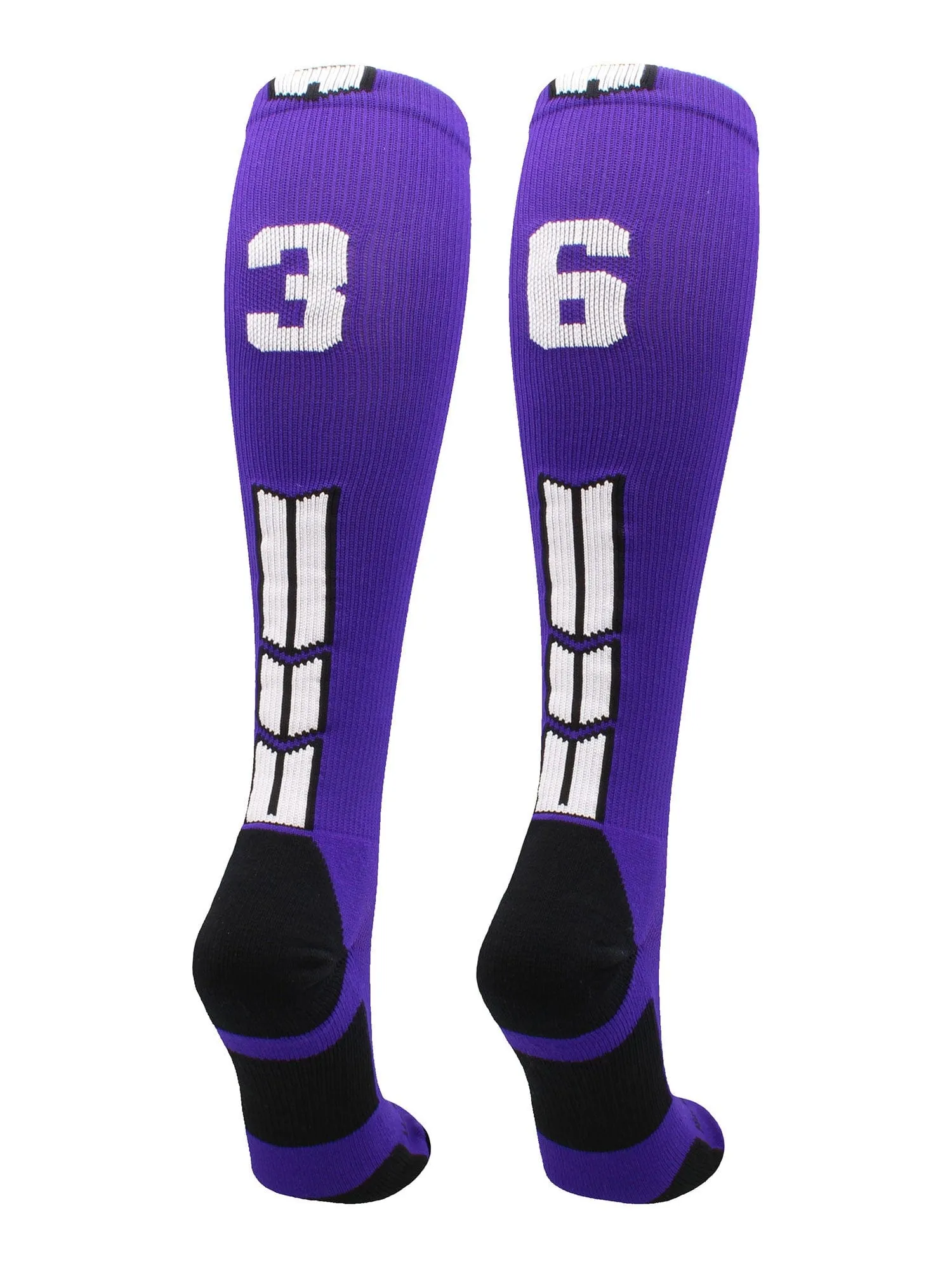 Player Id Jersey Number Socks Over the Calf Length Purple White