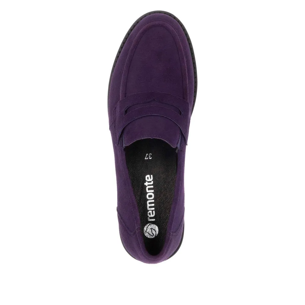 REMONTE D8602 LOAFER AUBERGINE