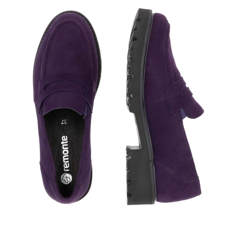 REMONTE D8602 LOAFER AUBERGINE