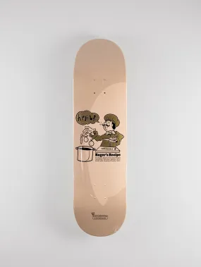 Snack Skateboards - ’recipe’ Roger Krebs Pro Model - 8.6 - Cream