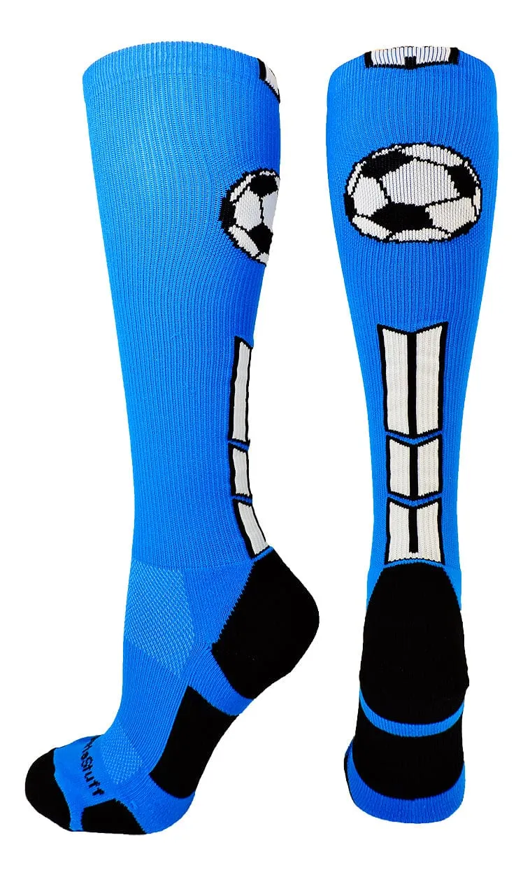 Soccer Socks with Soccer Ball Logo Over the Calf (multiple colors)