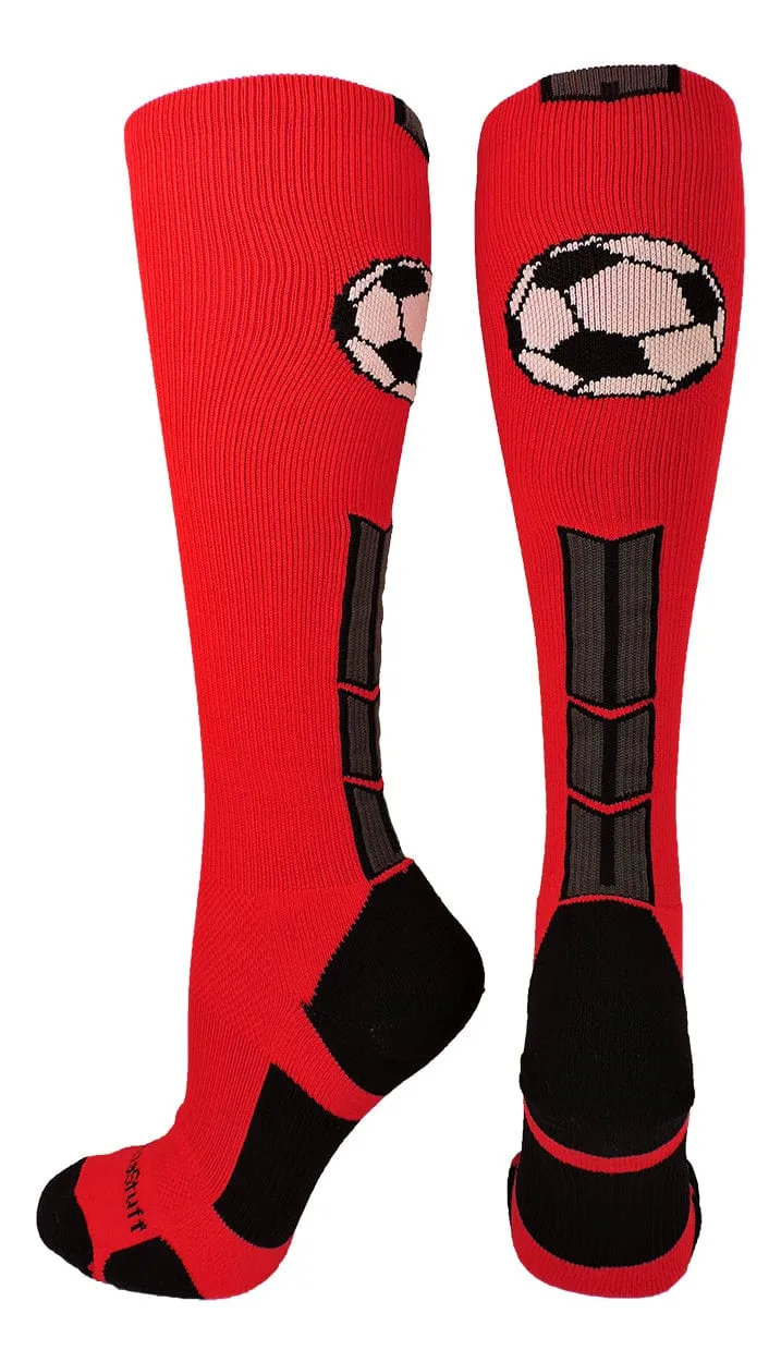 Soccer Socks with Soccer Ball Logo Over the Calf (multiple colors)